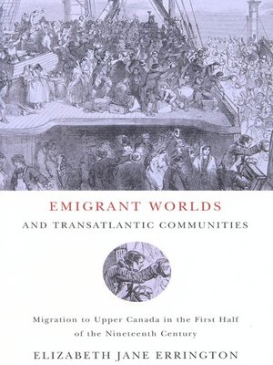 cover image of Emigrant Worlds and Transatlantic Communities